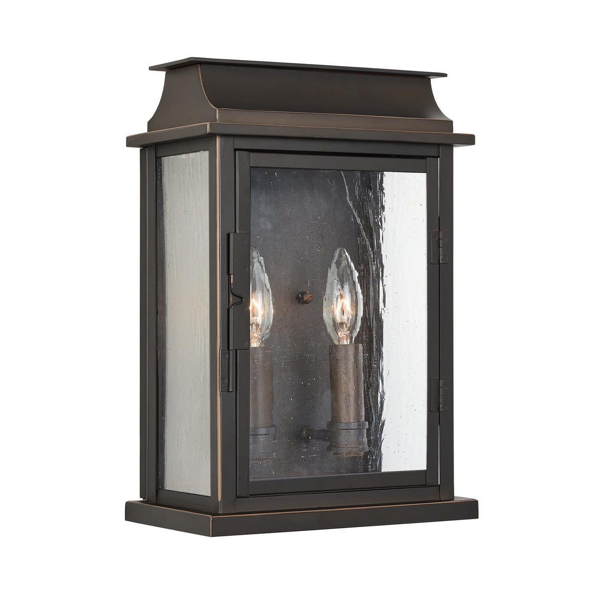 Capital Lighting 936822OZ Bolton 2 Light Outdoor Wall Lantern Oiled Bronze