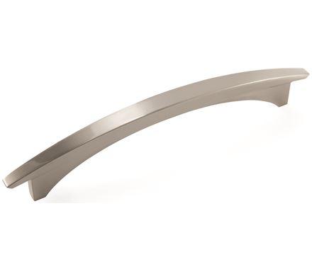 Amerock Cabinet Pull Satin Nickel 6-5/16 inch (160 mm) Center to Center Essential'Z 1 Pack Drawer Pull Drawer Handle Cabinet Hardware