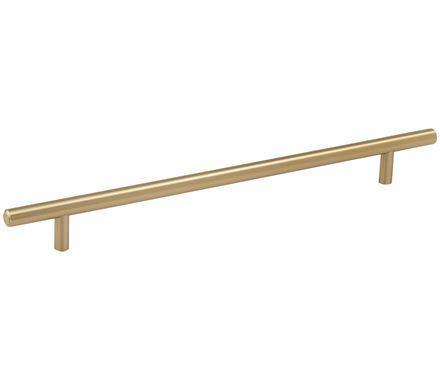 Amerock Cabinet Pull Golden Champagne 10-1/16 inch (256 mm) Center to Center Bar Pulls 1 Pack Drawer Pull Drawer Handle Cabinet Hardware