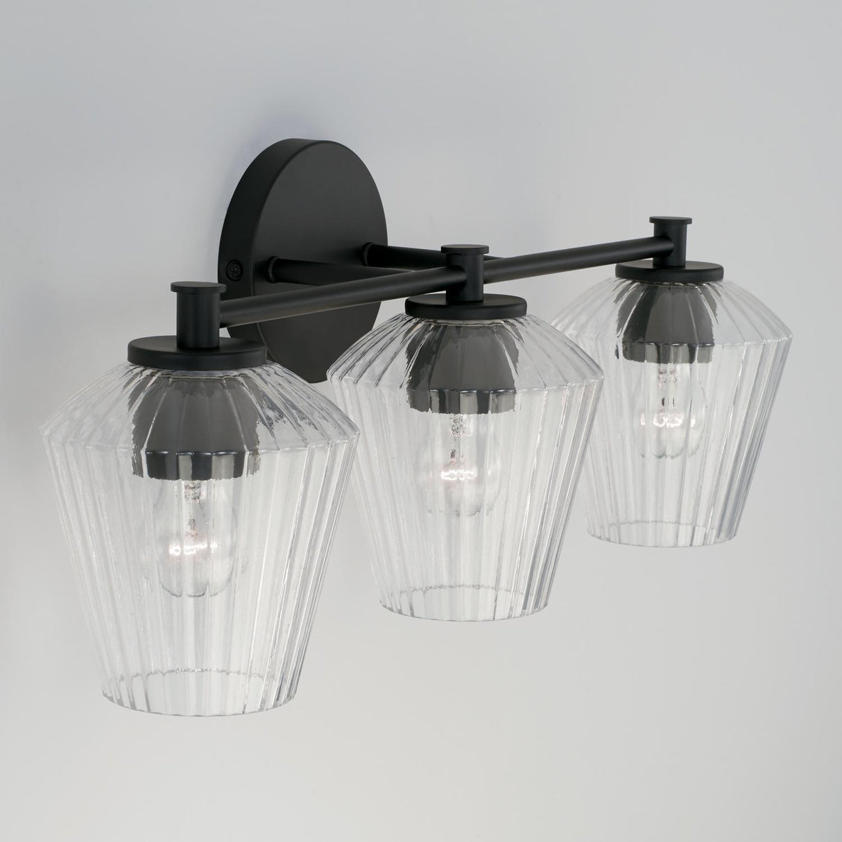 Capital Lighting 141431MB-507 Beau 3 Light Vanity Matte Black