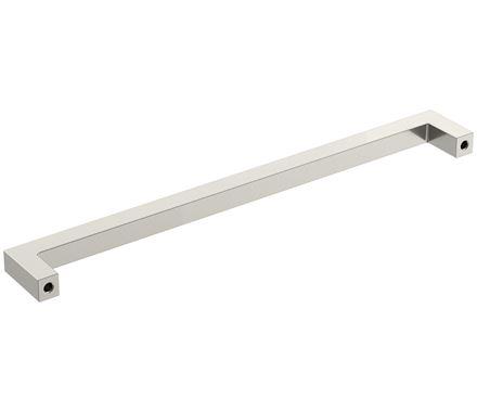 Amerock Cabinet Pull Polished Nickel 8-13/16 inch (224 mm) Center-to-Center Monument 1 Pack Drawer Pull Cabinet Handle Cabinet Hardware