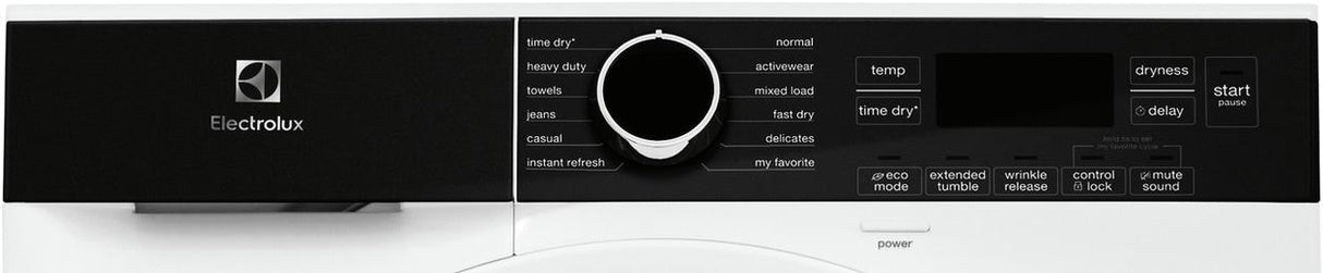 Electrolux ELFE4222AW 24" Compact Electric Front Load Dryer, 4Cu ft, ventless, ESTAR