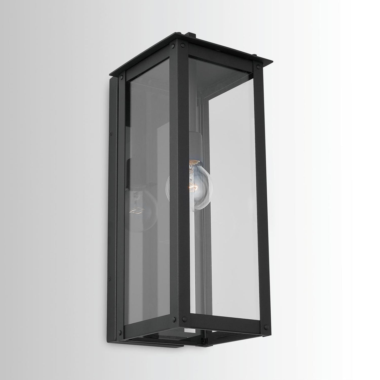 Capital Lighting 934612BK Hunt 1-Light Wall Mount Black