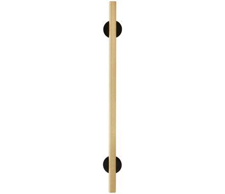 Amerock Cabinet Pull Matte Black/Matte Gold 7-9/16 inch (192 mm) Center to Center Transcendent 1 Pack Drawer Pull Drawer Handle Cabinet Hardware