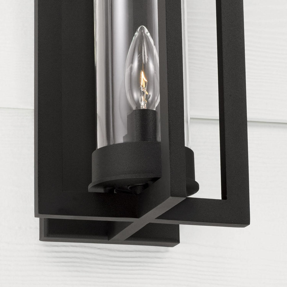 Capital Lighting 948211BK Kent 1 Light Outdoor Wall Lantern Black