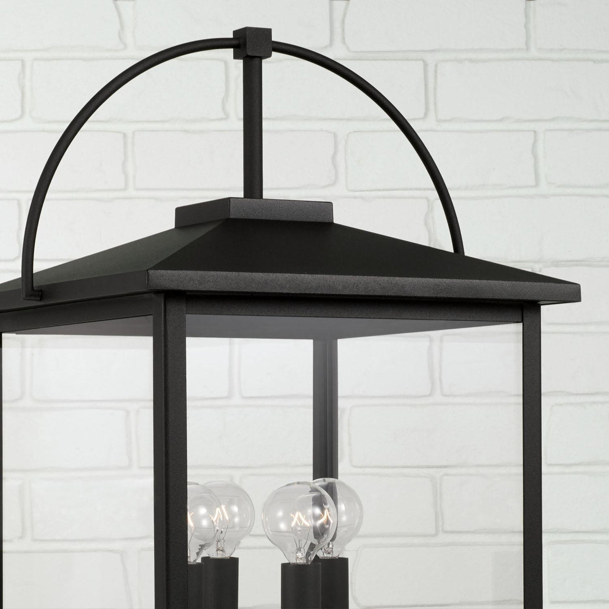 Capital Lighting 948043BK Bryson 4 Light Outdoor Post Lantern Black