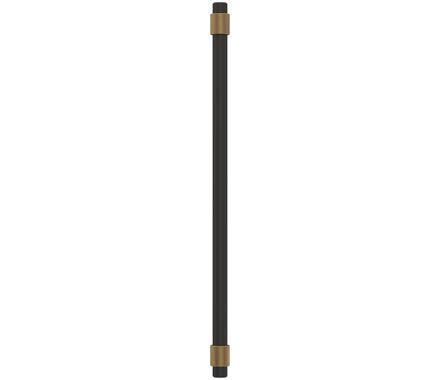 Amerock Cabinet Pull Matte Black/Champagne Bronze 8-13/16 inch (224 mm) Center-to-Center Mergence 1 Pack Drawer Pull Cabinet Handle Cabinet Hardware