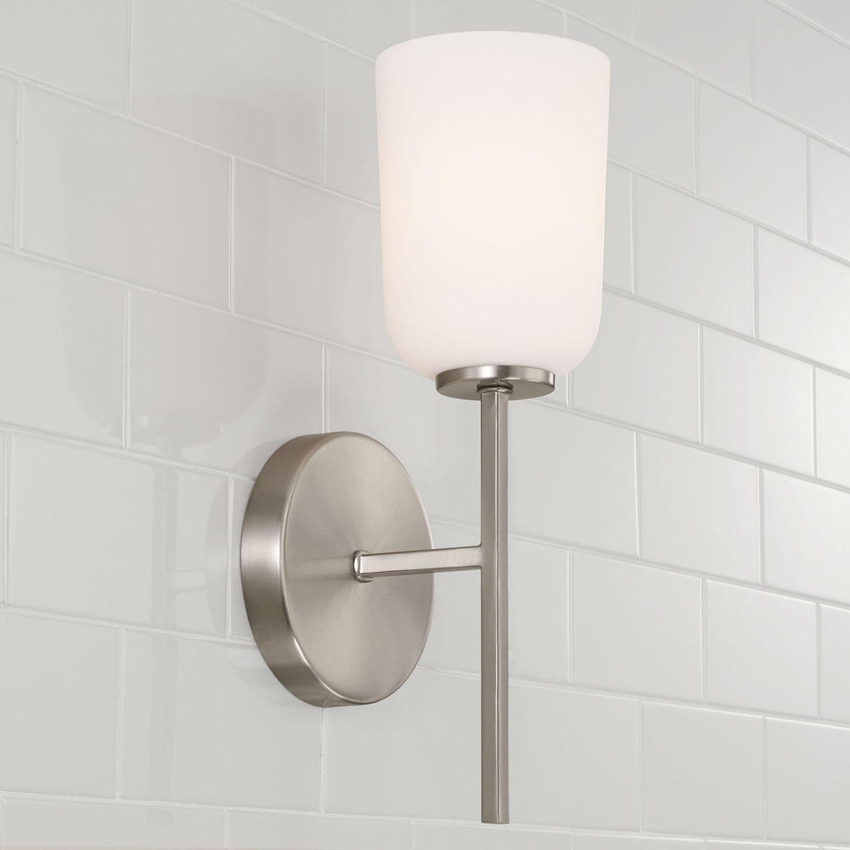 Capital Lighting 648811BN-542 Lawson 1 Light Sconce Brushed Nickel