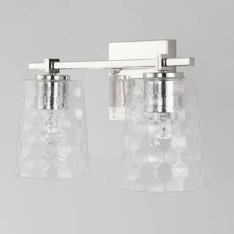 Capital Lighting 143521PN-517 Burke 2 Light Vanity Polished Nickel