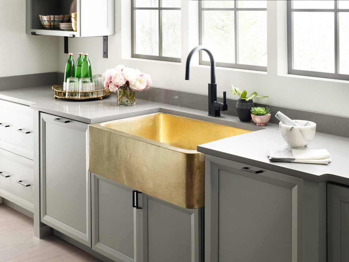 Thompson Traders Brass Lucca Quiroga KSA-3322HPB Semi-Satin Brass
(Hammered)