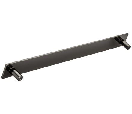Amerock Cabinet Pull Gunmetal 10-1/16 inch (256 mm) Center to Center Kamari 1 Pack Drawer Pull Drawer Handle Cabinet Hardware