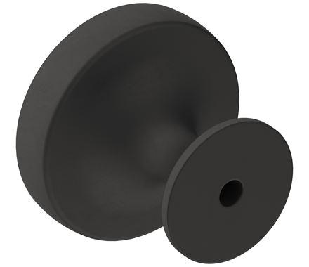 Amerock Cabinet Knob Matte Black 1-1/2 inch (38 mm) Diameter Exceed 1 Pack Drawer Knob Cabinet Hardware