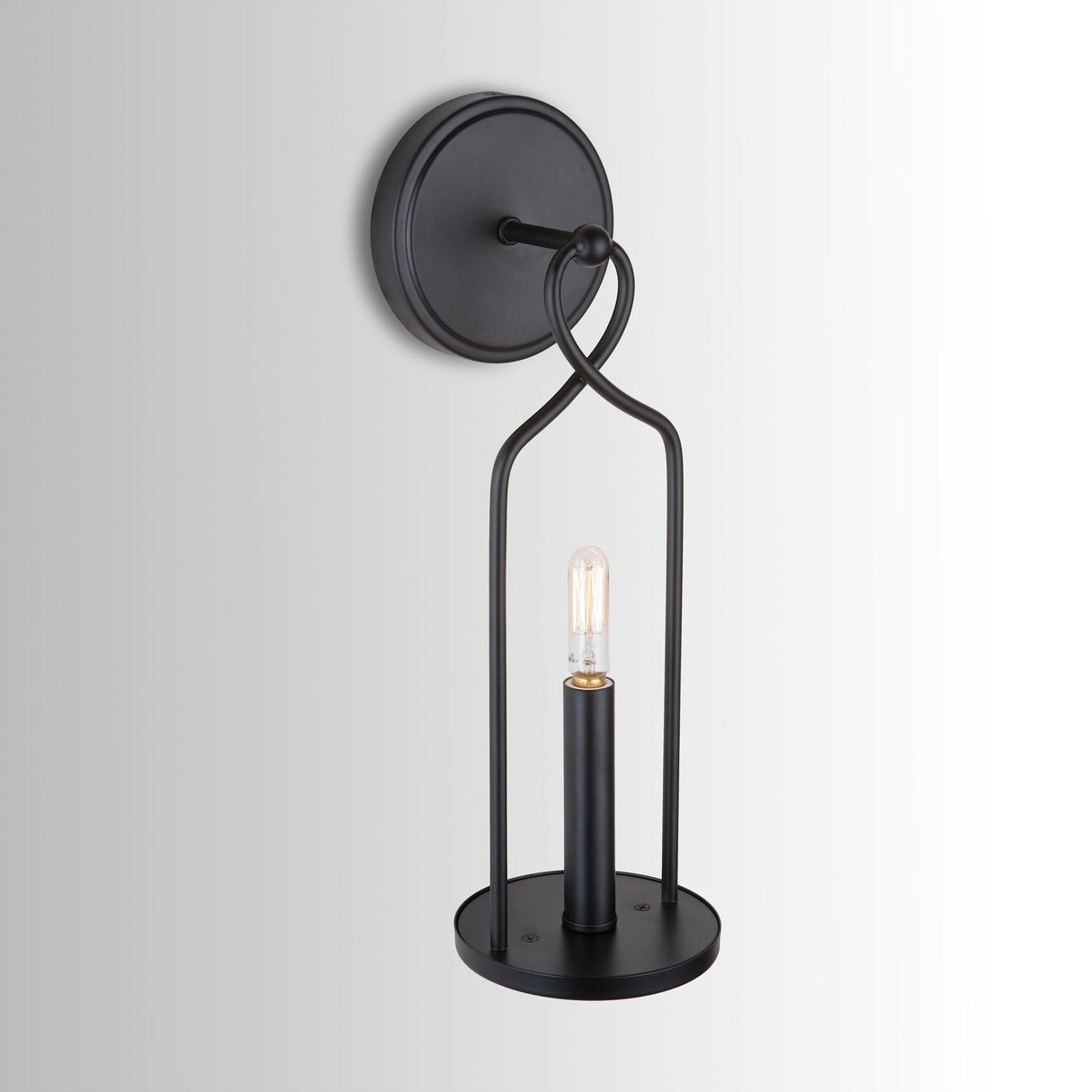 Capital Lighting 631611MB Sonnet 1 Light Sconce Matte Black