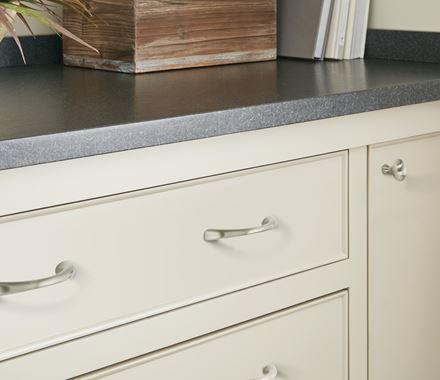 Amerock Cabinet Pull Satin Nickel 3-3/4 inch (96 mm) Center to Center Vaile 1 Pack Drawer Pull Drawer Handle Cabinet Hardware