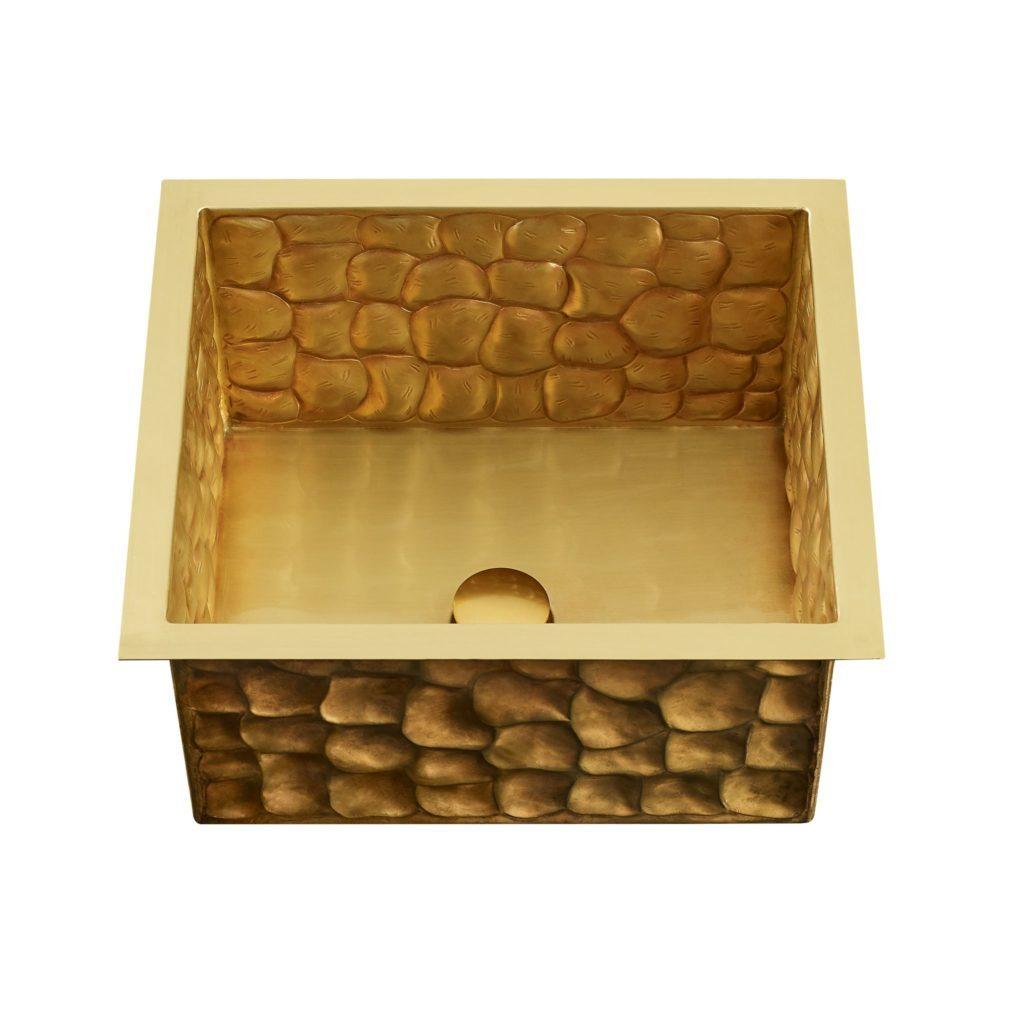 Thompson Traders Tortuga Bar/prep Sink Rivera
Tortuga KPU-1715SB-TURTLE Satin Brass
(Turtle)