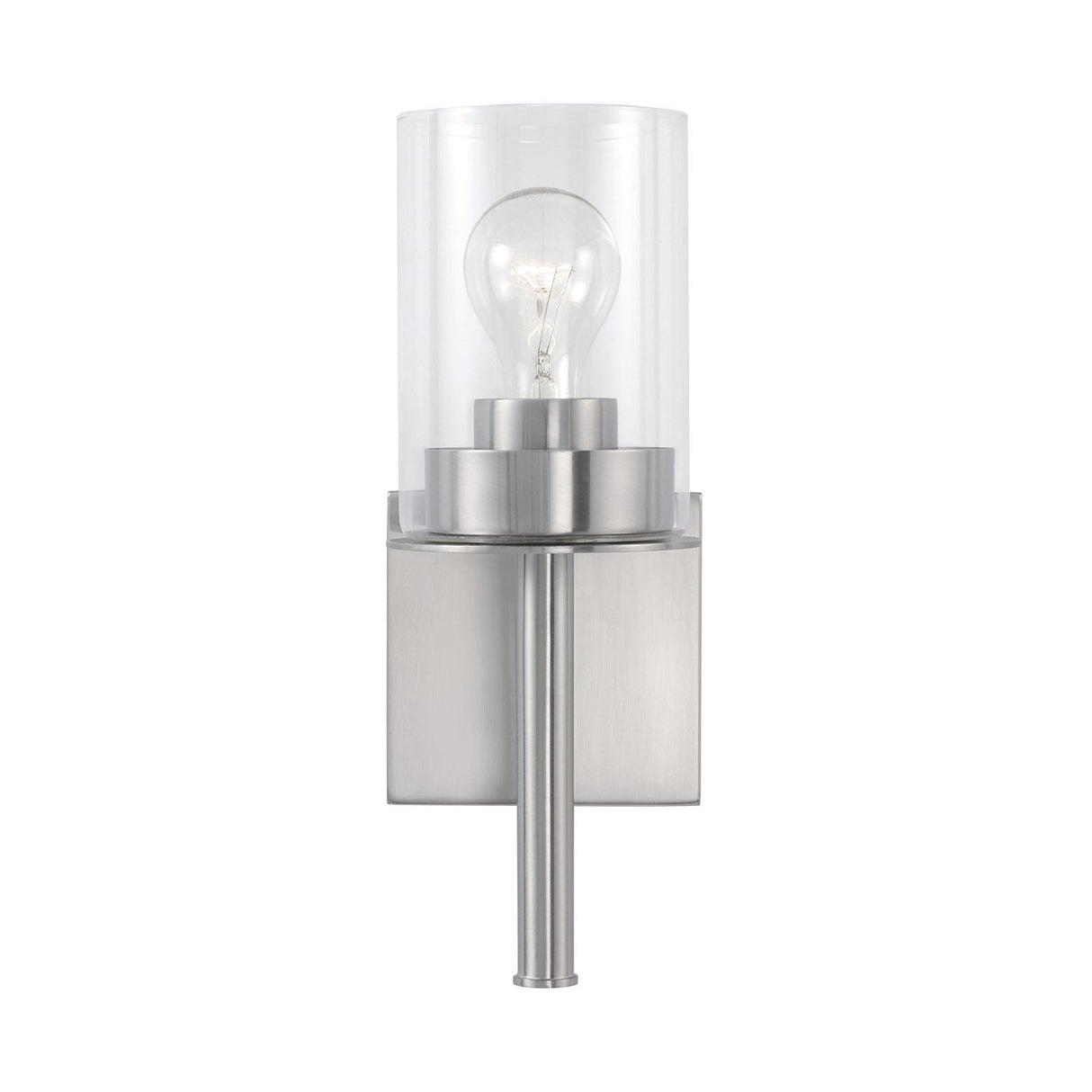 Capital Lighting 646811BN-532 Mason 1 Light Sconce Brushed Nickel