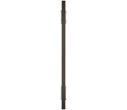 Amerock Cabinet Pull Polished Chrome/Brushed Matte Black 6-5/16 inch (160 mm) Center to Center Urbanite 1 Pack Drawer Pull Drawer Handle Cabinet Hardware