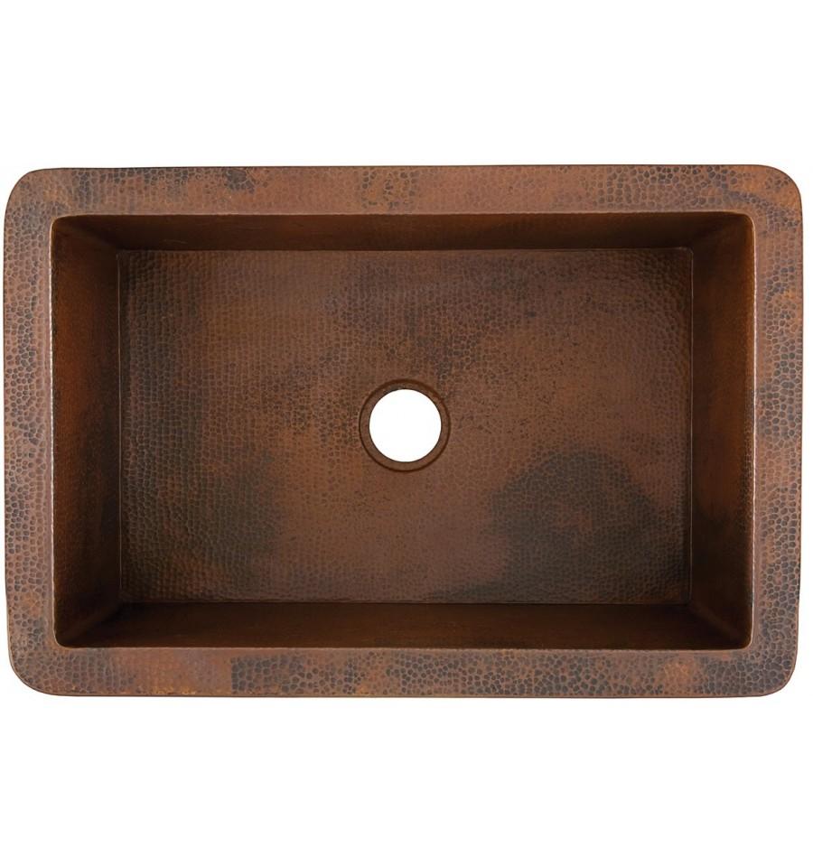 Thompson Traders Toscana Black Copper Kitchen Sink Cardenas 2KS Aged Copper
(Hammered)