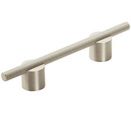 Amerock Cabinet Pull Silver Champagne 3-3/4 inch (96 mm) Center to Center Transcendent 1 Pack Drawer Pull Drawer Handle Cabinet Hardware