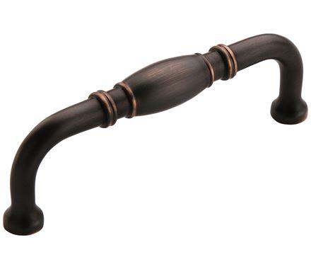 Amerock Cabinet Pull Oil Rubbed Bronze 3-3/4 inch (96 mm) Center to Center Granby 1 Pack Drawer Pull Drawer Handle Cabinet Hardware