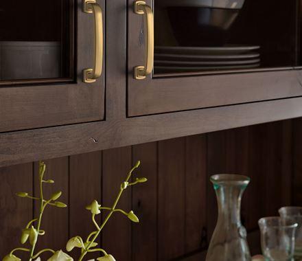 Amerock Cabinet Pull Champagne Bronze 3-3/4 inch (96 mm) Center-to-Center Surpass 1 Pack Drawer Pull Cabinet Handle Cabinet Hardware