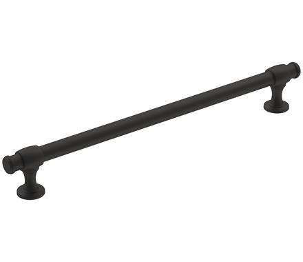 Amerock Cabinet Pull Matte Black 8-13/16 inch (224 mm) Center-to-Center Winsome 1 Pack Drawer Pull Cabinet Handle Cabinet Hardware