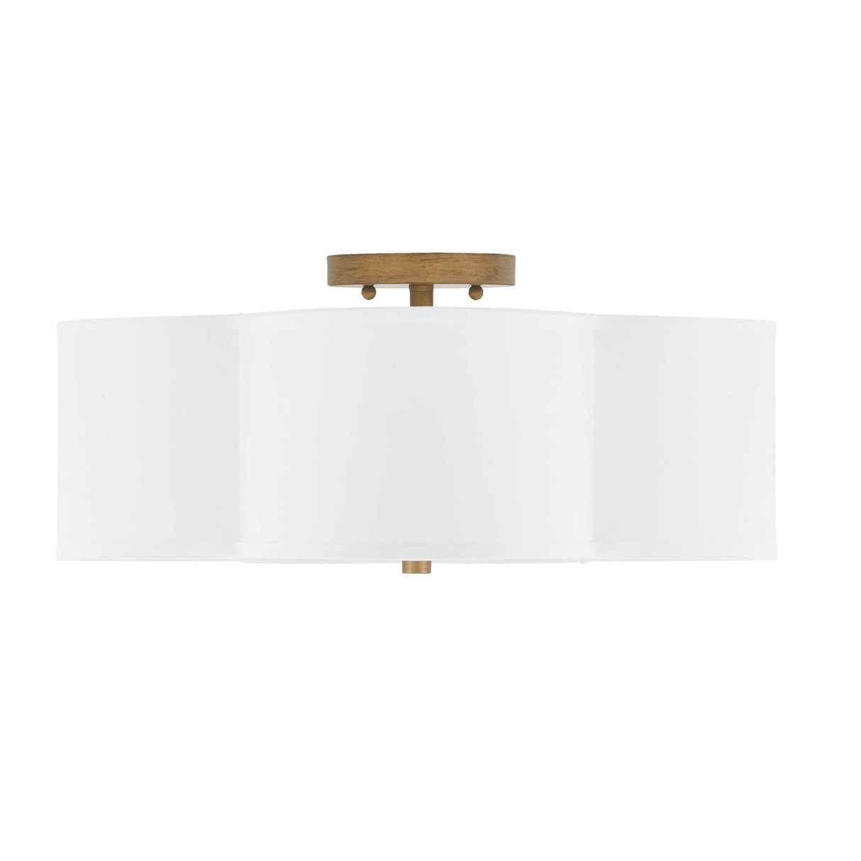 Capital Lighting 4453BG-561 Quinn 4 Light Semi-Flush Brushed Gold