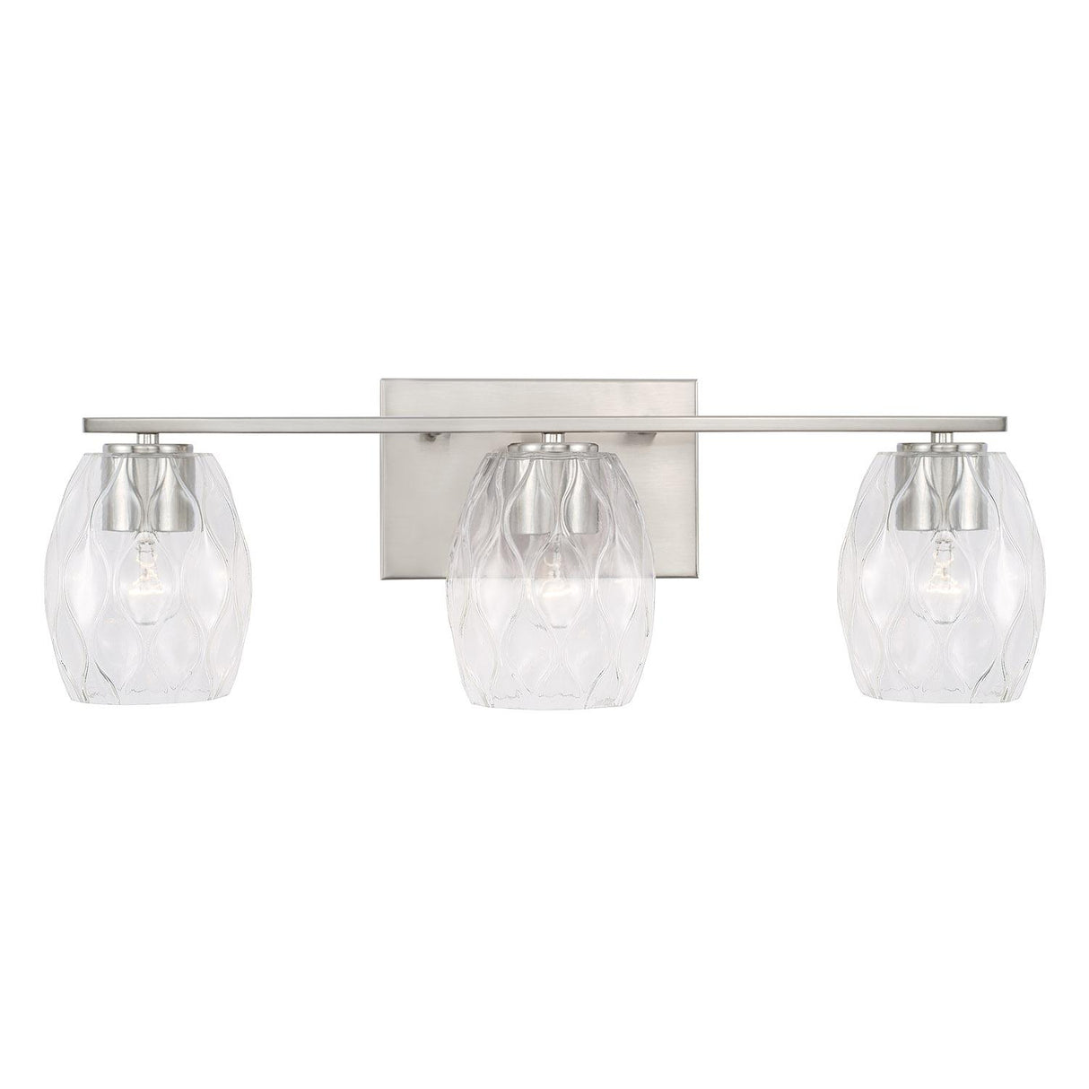 Capital Lighting 145331BN-525 Lucas 3 Light Vanity Brushed Nickel