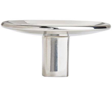 Amerock Cabinet Knob Polished Nickel 1-9/16 inch (40 mm) Diameter Concentric 1 Pack Drawer Knob Cabinet Hardware