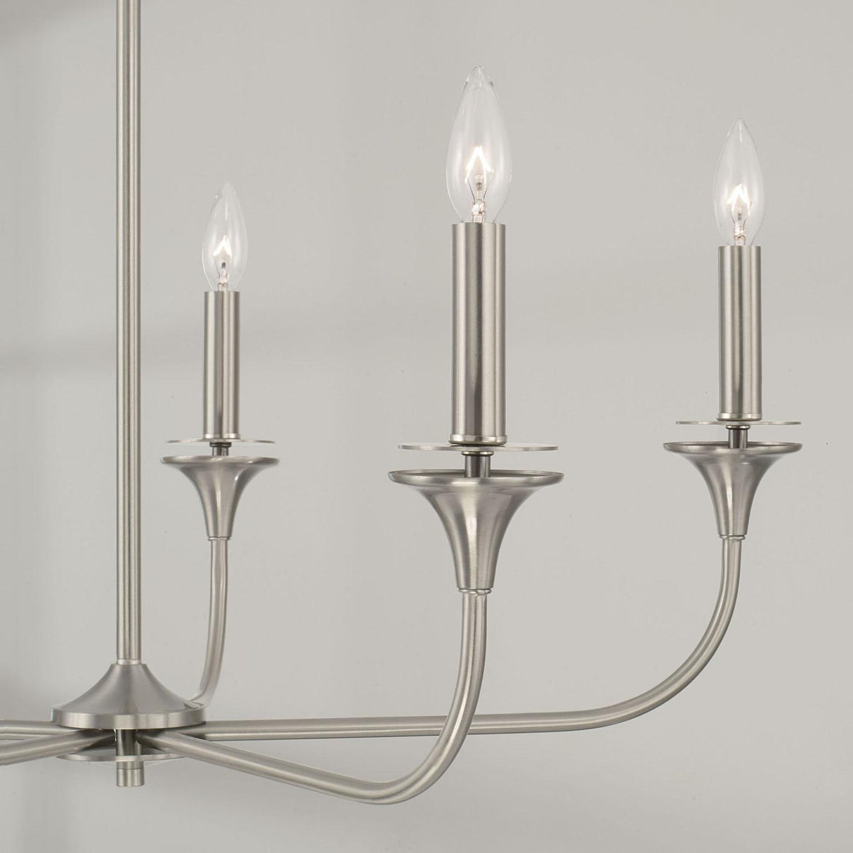 Capital Lighting 448951BN Presley 5 Light Chandelier Brushed Nickel