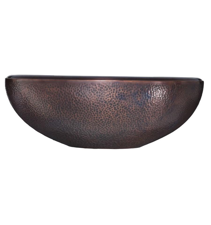 Thompson Traders Flw Antique Copper Bath Sink Guadalupe NS25029-A Antique Copper
(Smooth Interior/ Hammered Exterior)