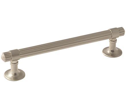 Amerock Cabinet Pull Satin Nickel 5-1/16 inch (128 mm) Center to Center Sea Grass 1 Pack Drawer Pull Drawer Handle Cabinet Hardware