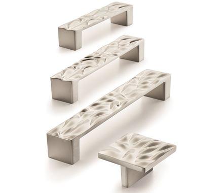 Amerock Cabinet Pull Satin Nickel 1-1/4 inch (32 mm) Center to Center Calathea 1 Pack Drawer Pull Drawer Handle Cabinet Hardware