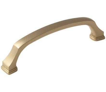 Amerock Cabinet Pull Golden Champagne 5-1/16 inch (128 mm) Center to Center Revitalize 1 Pack Drawer Pull Drawer Handle Cabinet Hardware