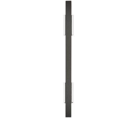 Amerock Cabinet Pull Polished Chrome/Brushed Matte Black 3-3/4 inch (96 mm) Center to Center Urbanite 1 Pack Drawer Pull Drawer Handle Cabinet Hardware