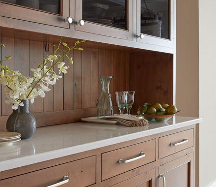 Amerock Cabinet Pull Satin Nickel 6-5/16 inch (160 mm) Center-to-Center Surpass 1 Pack Drawer Pull Cabinet Handle Cabinet Hardware