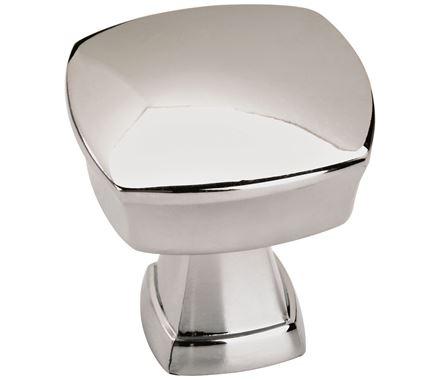 Amerock Cabinet Knob Polished Chrome 1-1/4 inch (32 mm) Length Stature 1 Pack Drawer Knob Cabinet Hardware