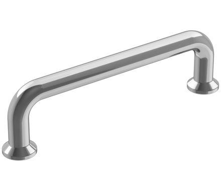 Amerock Cabinet Pull Polished Chrome 3-3/4 inch (96 mm) Center-to-Center Factor 1 Pack Drawer Pull Cabinet Handle Cabinet Hardware