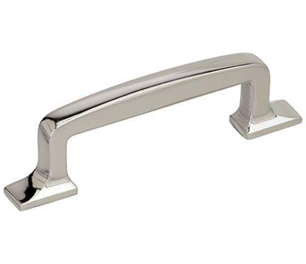 Amerock Cabinet Pull Polished Nickel 3 inch (76 mm) Center to Center Westerly 1 Pack Drawer Pull Drawer Handle Cabinet Hardware