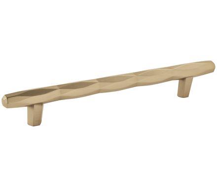 Amerock Cabinet Pull Golden Champagne 6-5/16 inch (160 mm) Center to Center St. Vincent 1 Pack Drawer Pull Drawer Handle Cabinet Hardware