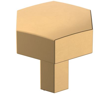 Amerock Cabinet Knob Champagne Bronze 1-1/4 inch (32 mm) Diameter Caliber 1 Pack Drawer Knob Cabinet Hardware