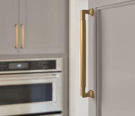 Amerock Cabinet Pull Champagne Bronze 8-13/16 inch (224 mm) Center-to-Center Stature 1 Pack Drawer Pull Cabinet Handle Cabinet Hardware