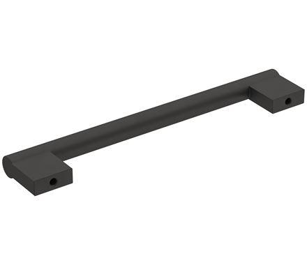 Amerock Cabinet Pull Matte Black 6-5/16 inch (160 mm) Center-to-Center Versa 1 Pack Drawer Pull Cabinet Handle Cabinet Hardware