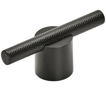 Amerock Cabinet Pull Matte Black 5/8 inch (16 mm) Center to Center Transcendent 1 Pack Drawer Pull Drawer Handle Cabinet Hardware