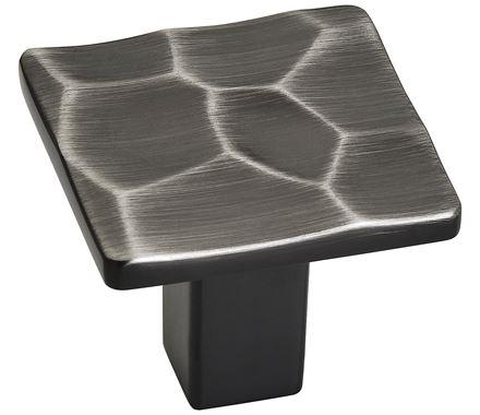 Amerock Cabinet Knob Gunmetal 1-3/16 inch (30 mm) Length Kamari 1 Pack Drawer Knob Cabinet Hardware