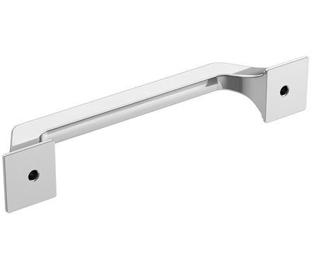 Amerock Cabinet Pull Polished Chrome 5-1/16 inch (128 mm) Center-to-Center Exceed 1 Pack Drawer Pull Cabinet Handle Cabinet Hardware