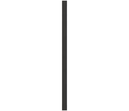 Amerock Cabinet Pull Matte Black 8-13/16 inch (224 mm) Center-to-Center Monument 1 Pack Drawer Pull Cabinet Handle Cabinet Hardware