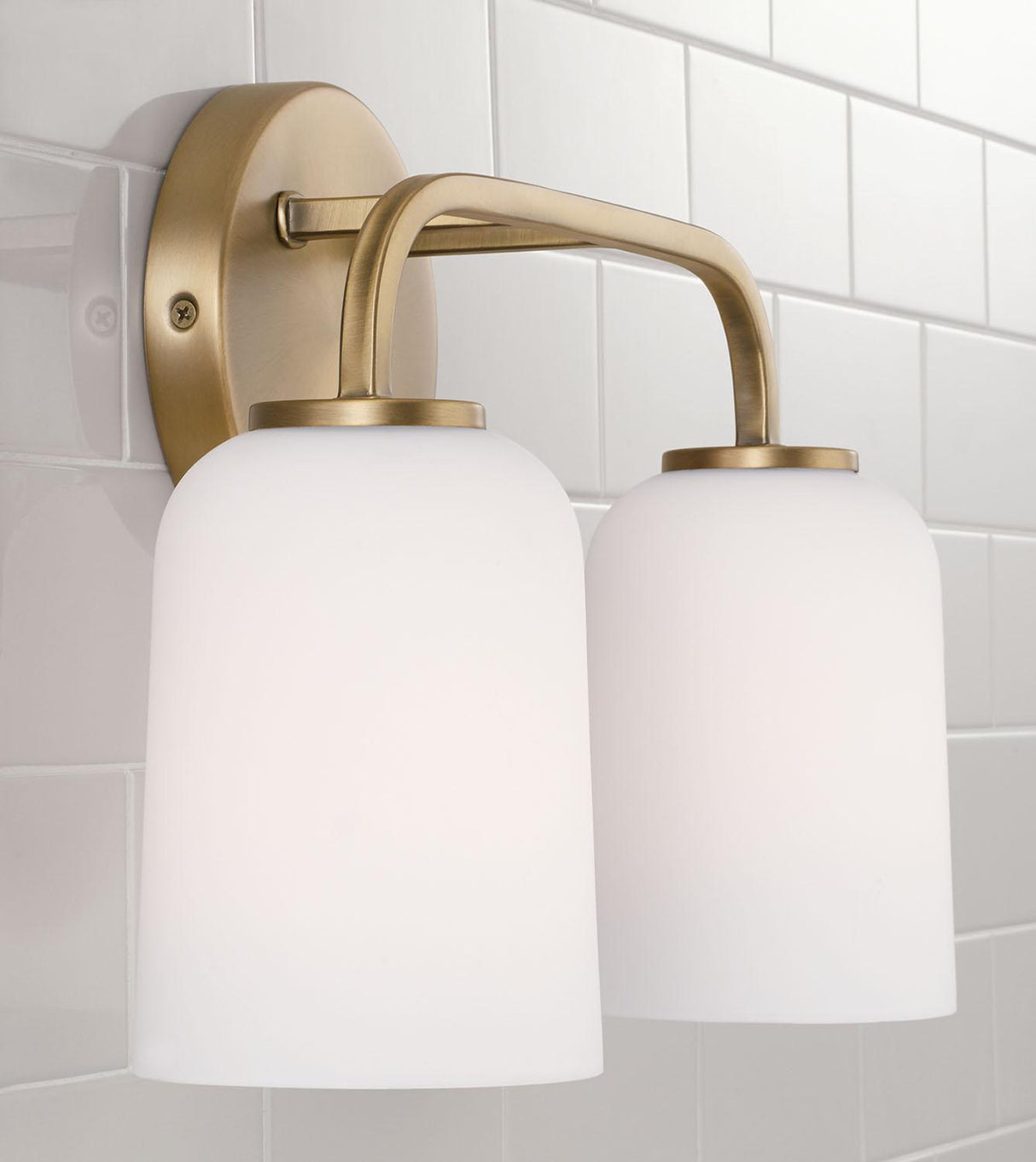 Capital Lighting 148821AD-542 Lawson 2 Light Vanity Aged Brass