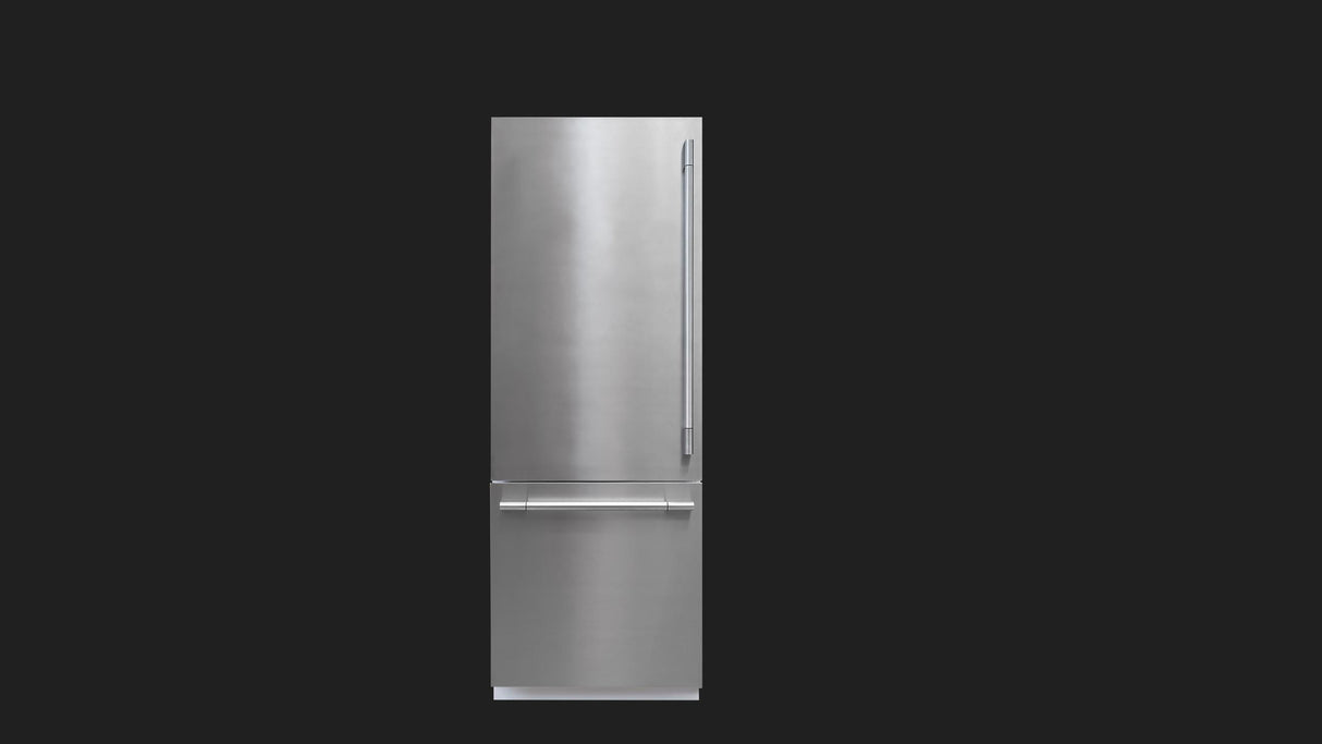 30" Built-In Refrigerator Bottom Mount Freezer, Internal Water/Ice, Panel Ready
