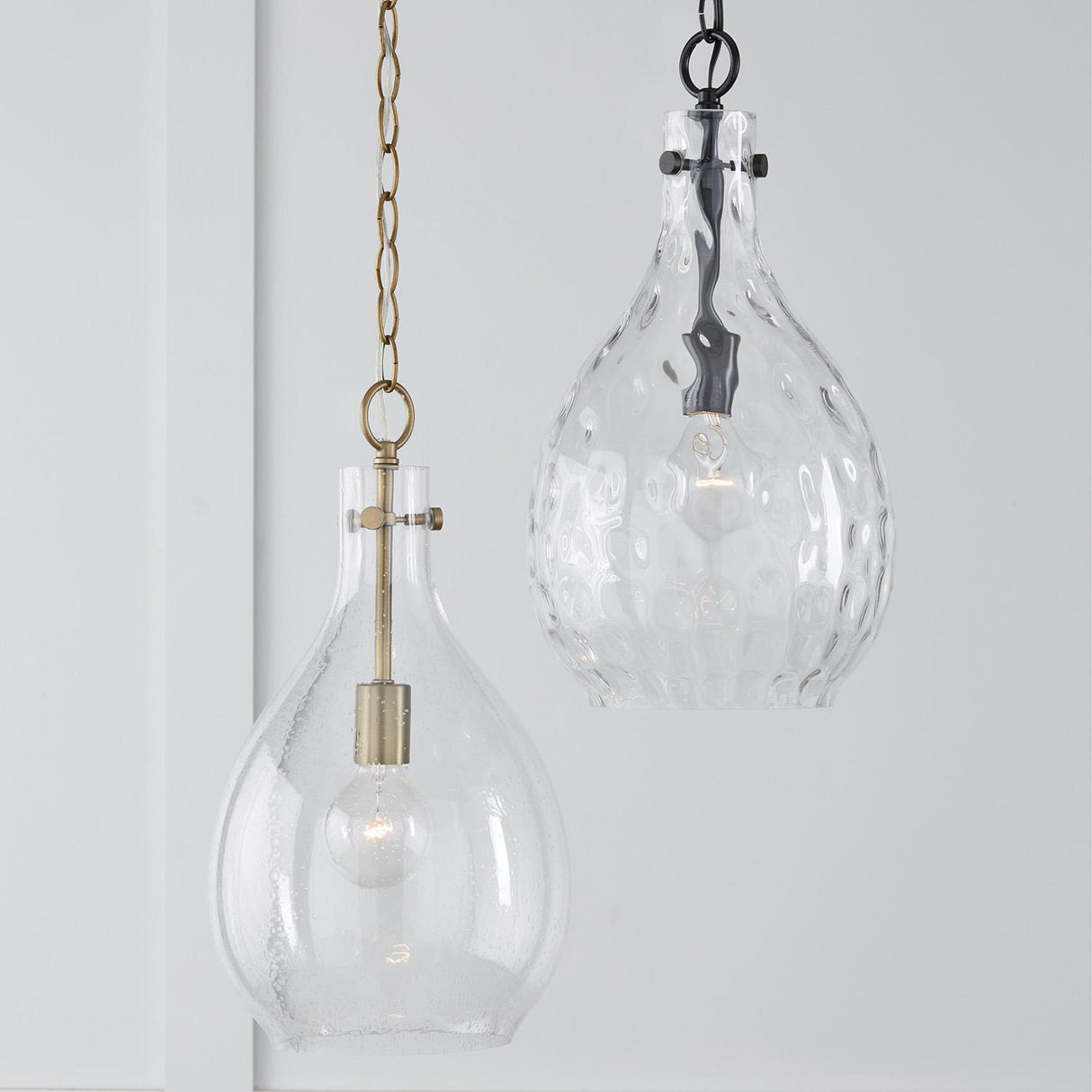 Capital Lighting 349011AD Brentwood 1 Light Pendant Aged Brass